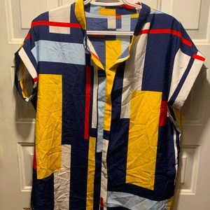 Block color blouse from SHEIN size M